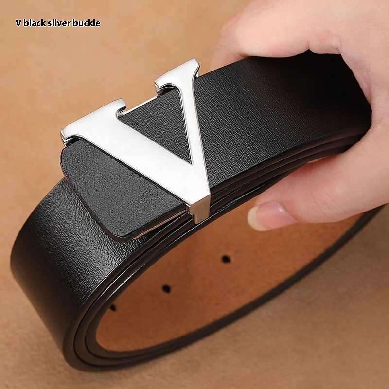 Sales Retro Smooth Genuine Leather Pure Cowhide Letter