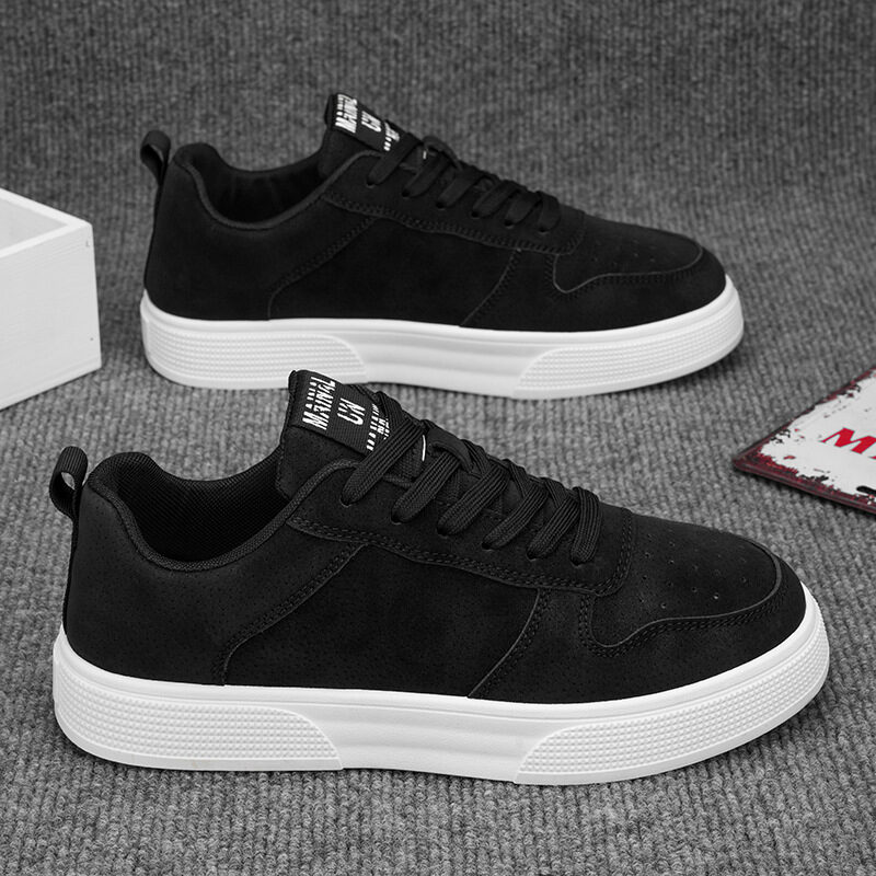 Men's Lace-up Flat Shoes Fashion Casual Round-toe Walking