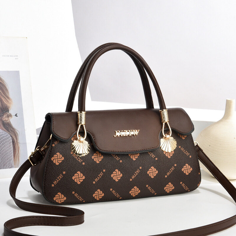 Vintage Exquisite Letter-printed Women's Handbag Fashion Printed Casual