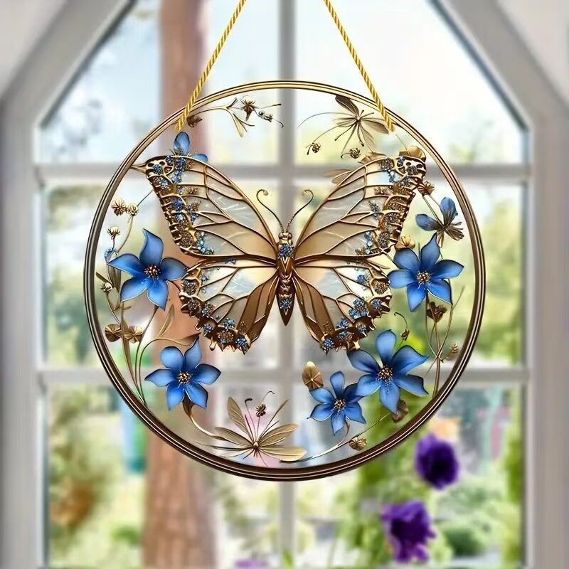 Creative Butterfly Theme Home Wall Decoration Acrylic Hanging