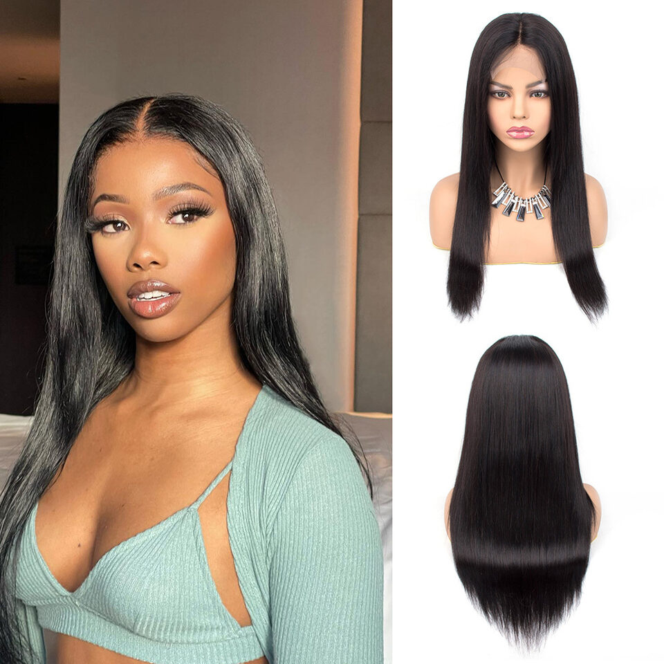 Front Lace Human Wigs Full Head Headgear