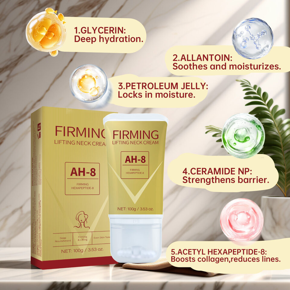 Neck Firming Roller Cream Lifts Dilutes Lines Deeply