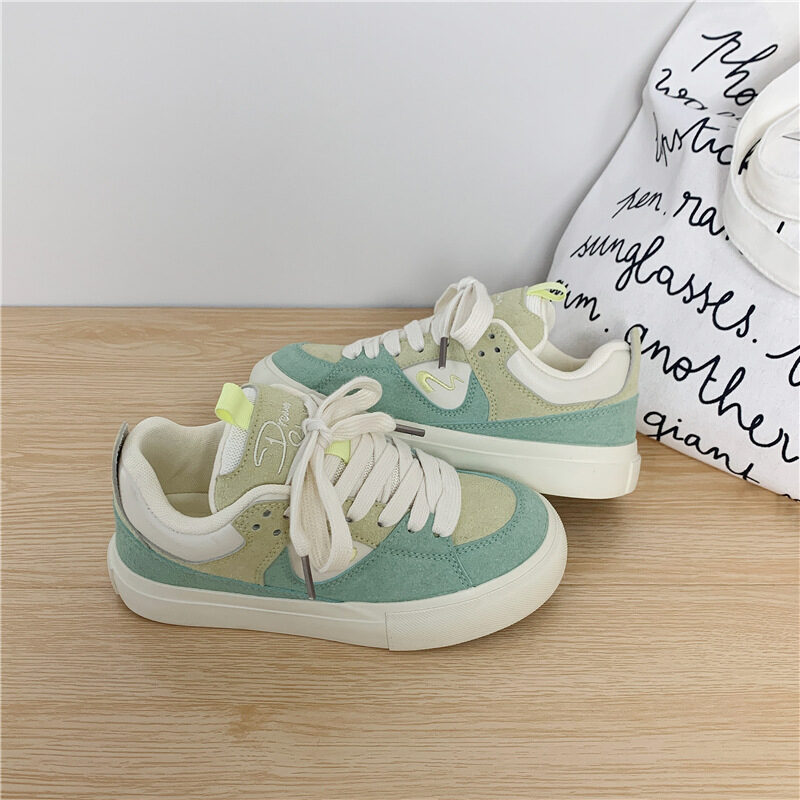 Versatile Thick Shoes Tongue Canvas For Women