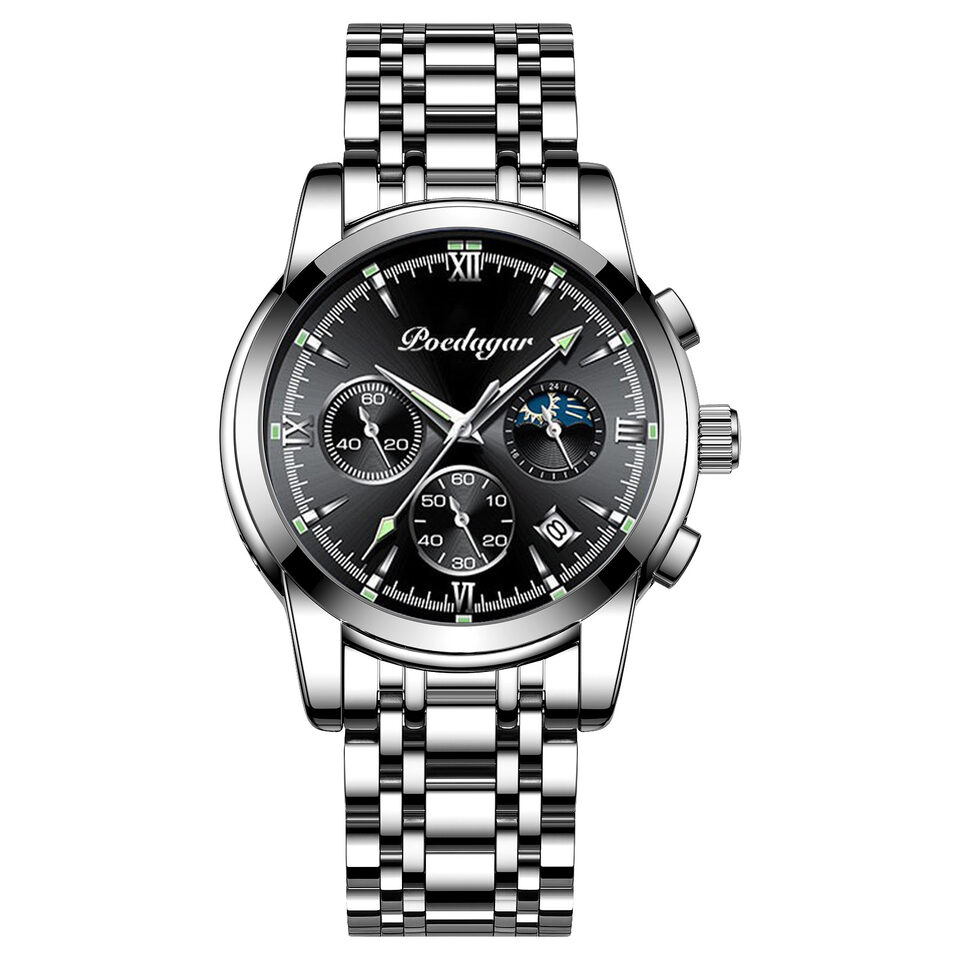 Multifunctional Men's Watch Luminous Waterproof Quartz Wrist