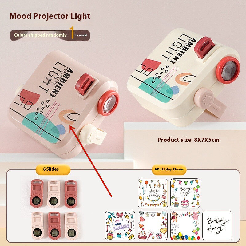 Children's Projection Lamp Girl Photo Props