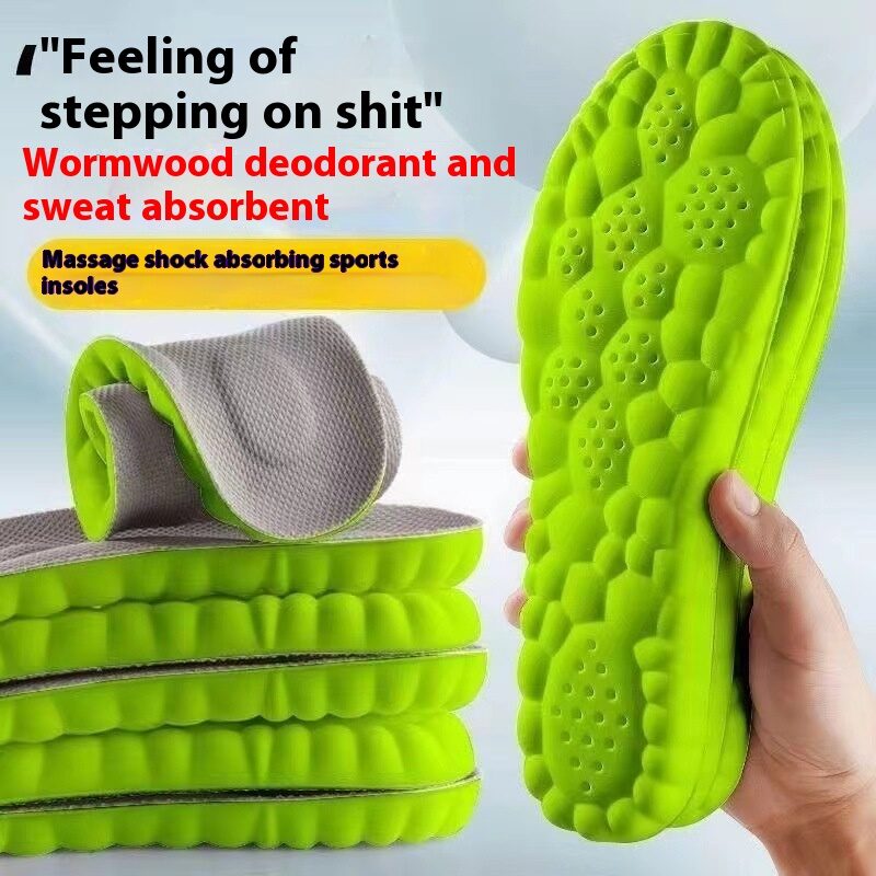 Insole Sports Shock Absorption Arch Support High Elastic