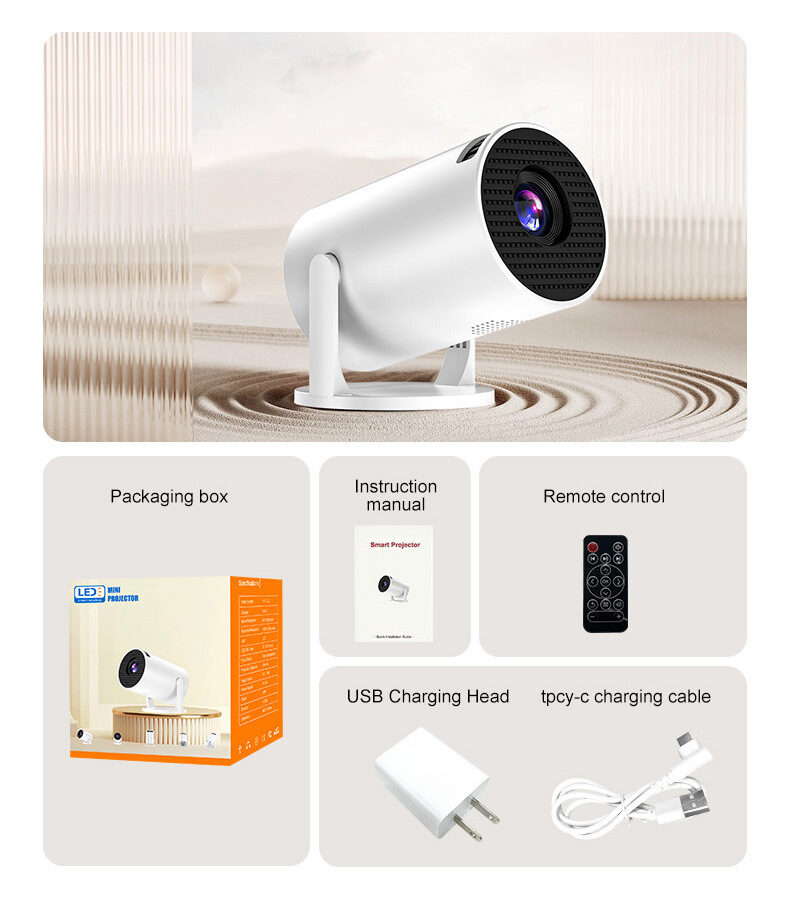 MINI Wireless Same Screen HD Portable Projector