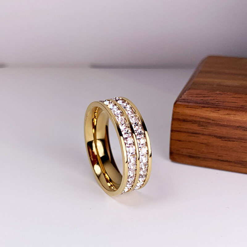 INS Rings Titanium Steel Couple Single And Double