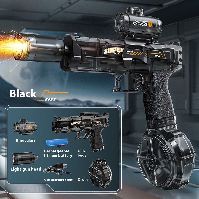 LED Lights Electric Water Guns Children Simulated Shooting