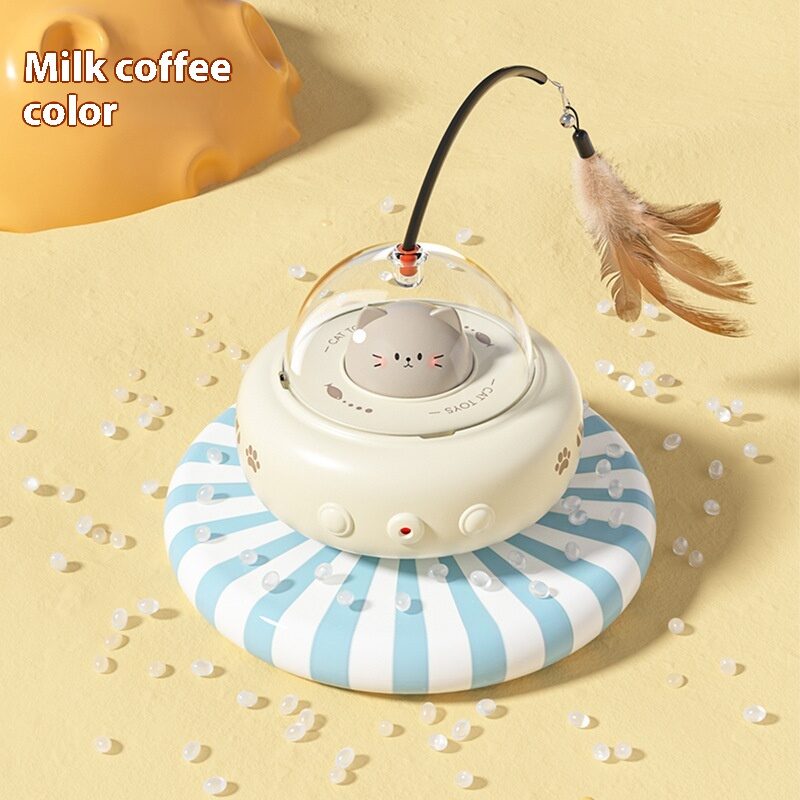 Smart Teaser Cat Toy Electric UFO Stick
