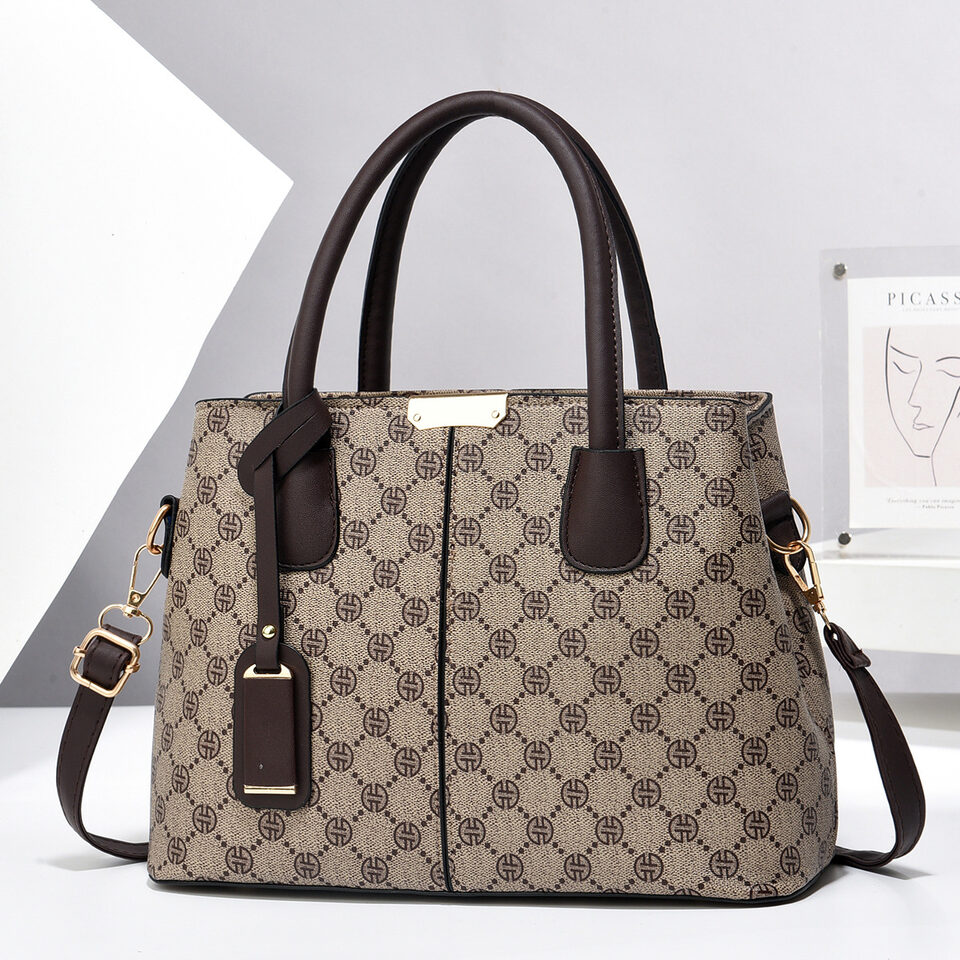 Women PU Leather Handbags Ladies Large Capacity Tote