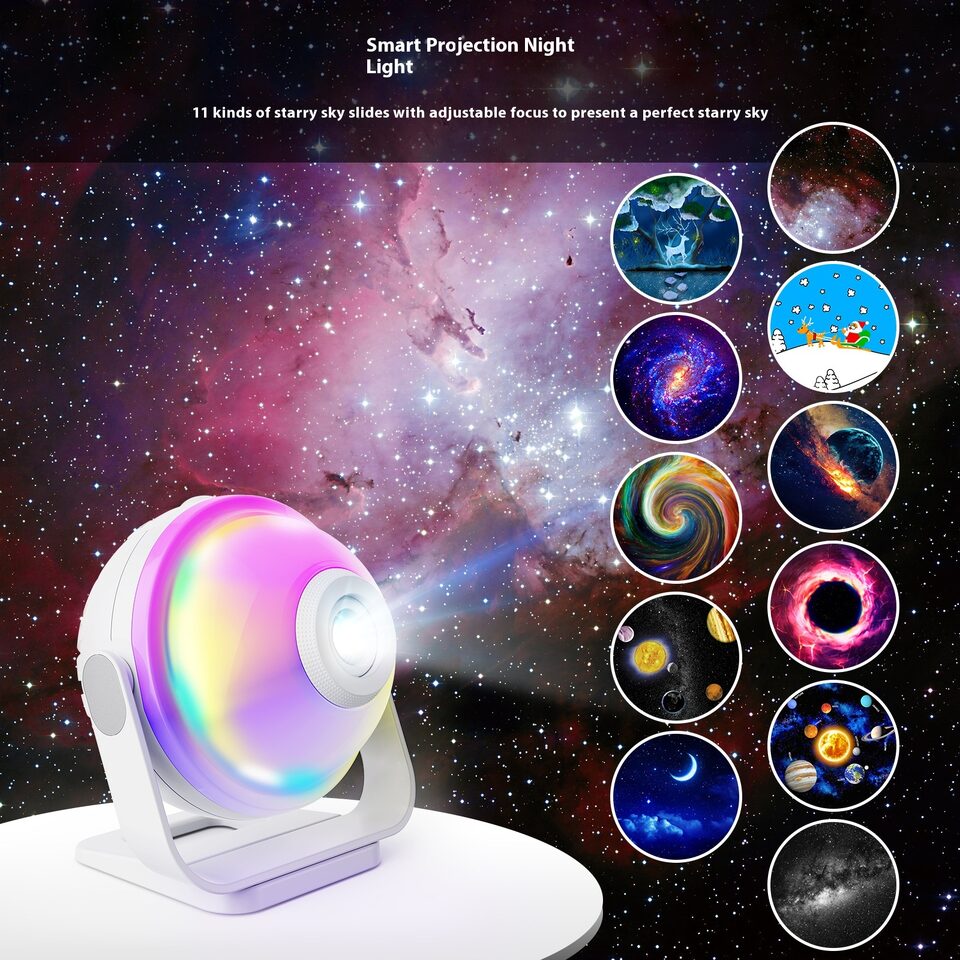Galaxy Starry Sky Projection Lamp Small Night Star
