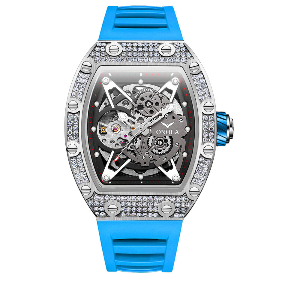 Fully-jewelled Automatic Mechanical Watch Men