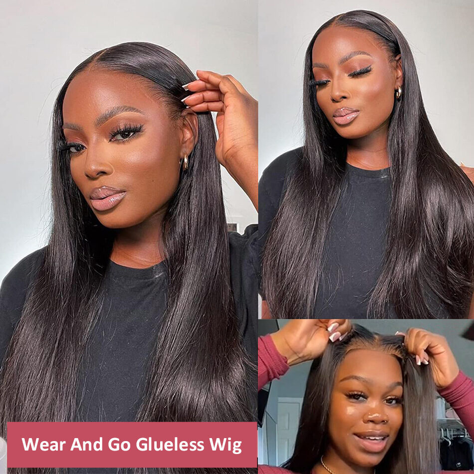 Glueless Wig Human Hair Straight
