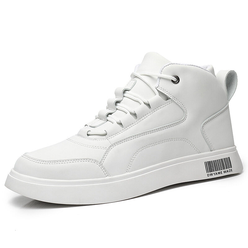 White Shoes Mid-top Sports Board Men