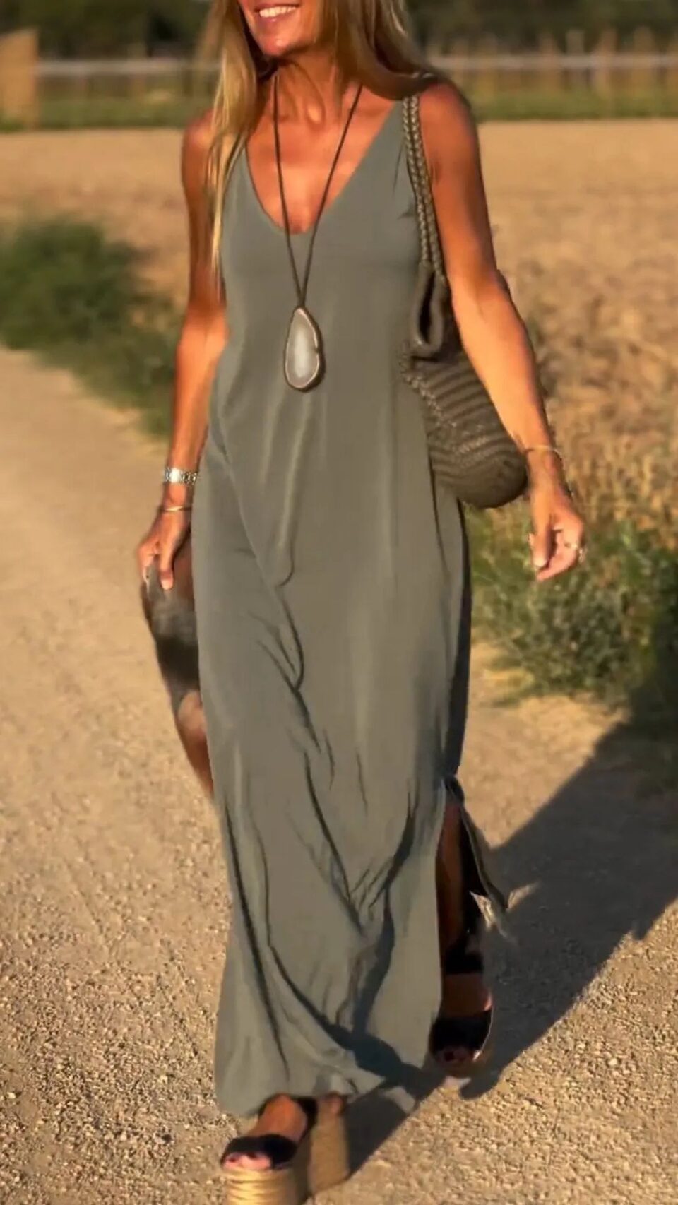Female Sexy Trend V-neck Strap Dress
