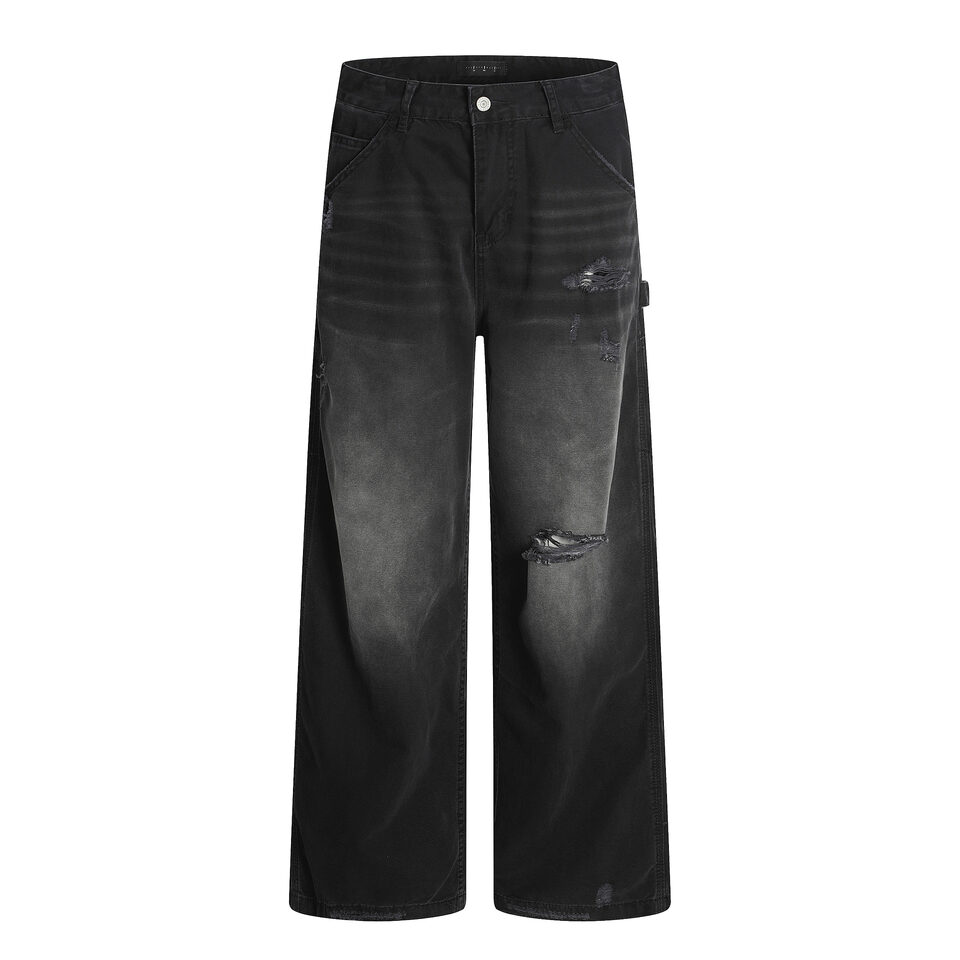 American Retro Tattered Jeans