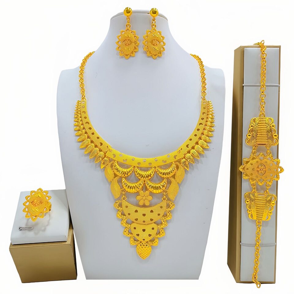 Women's Fashion All-match Jewelry Mirror Suit