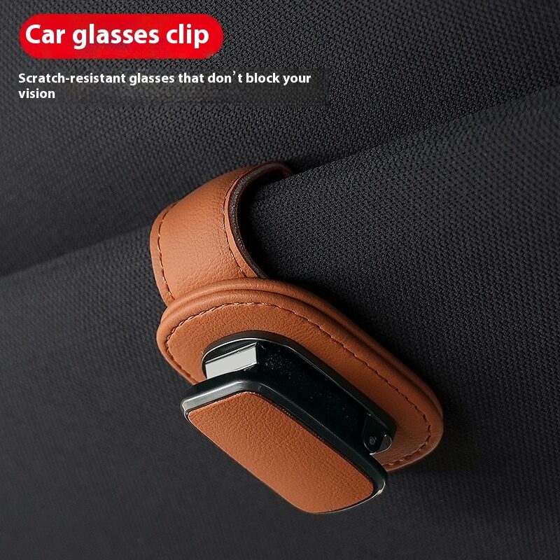 Leather Car Accessories Glasses Frame