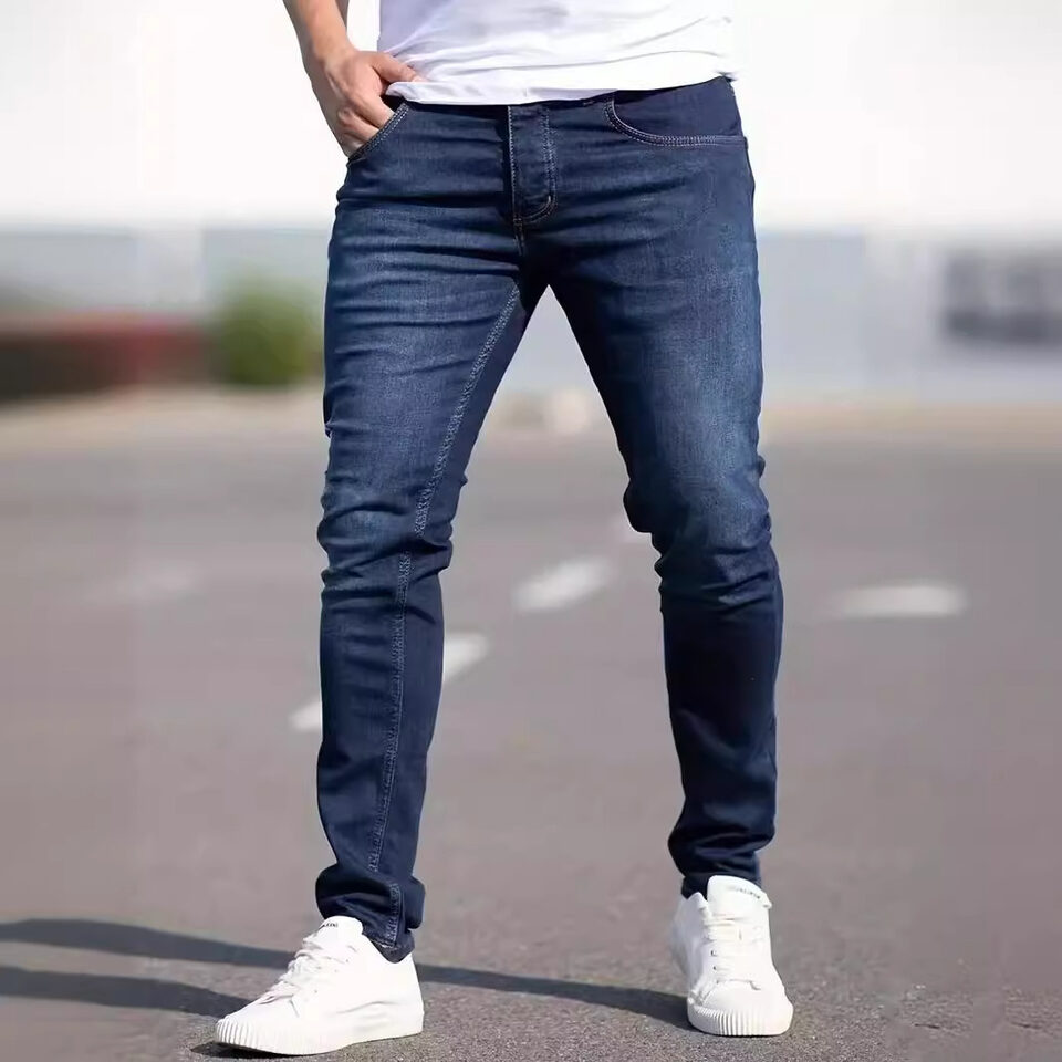 Men's European And American Fashionable Worn Slim Casual