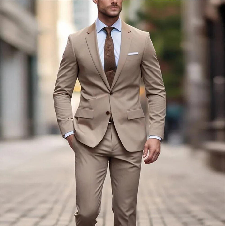 Suit Banquet Wedding Groomsman Two-piece