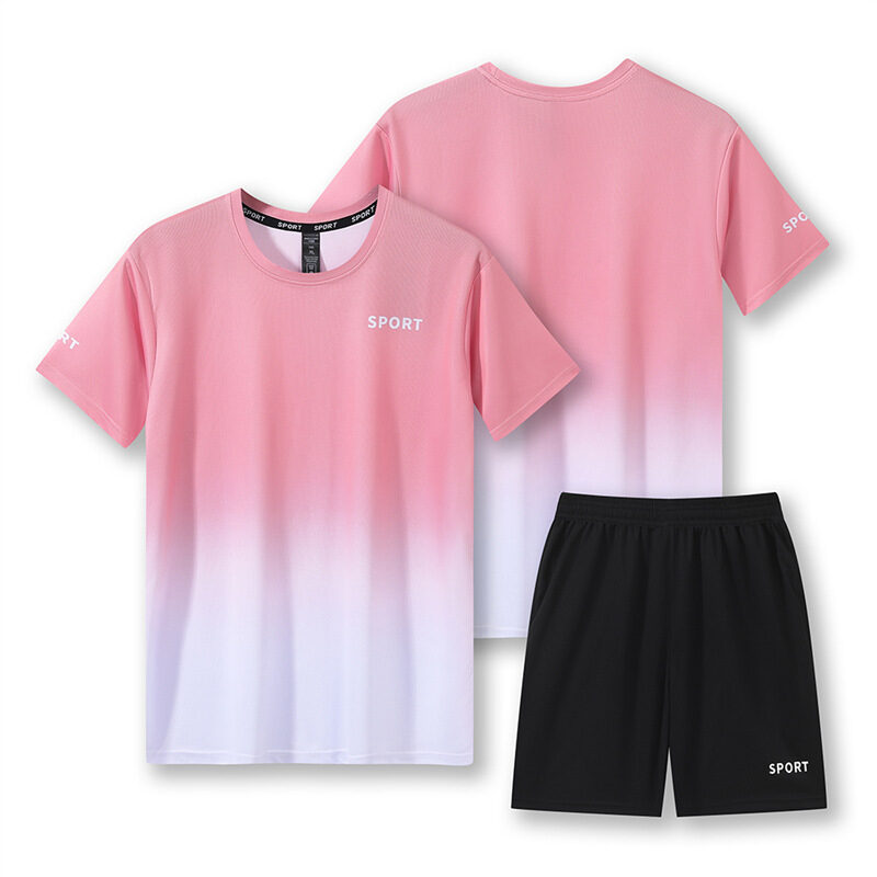 Workout Short Sleeve T-shirt Quick-drying Clothes Running Loose