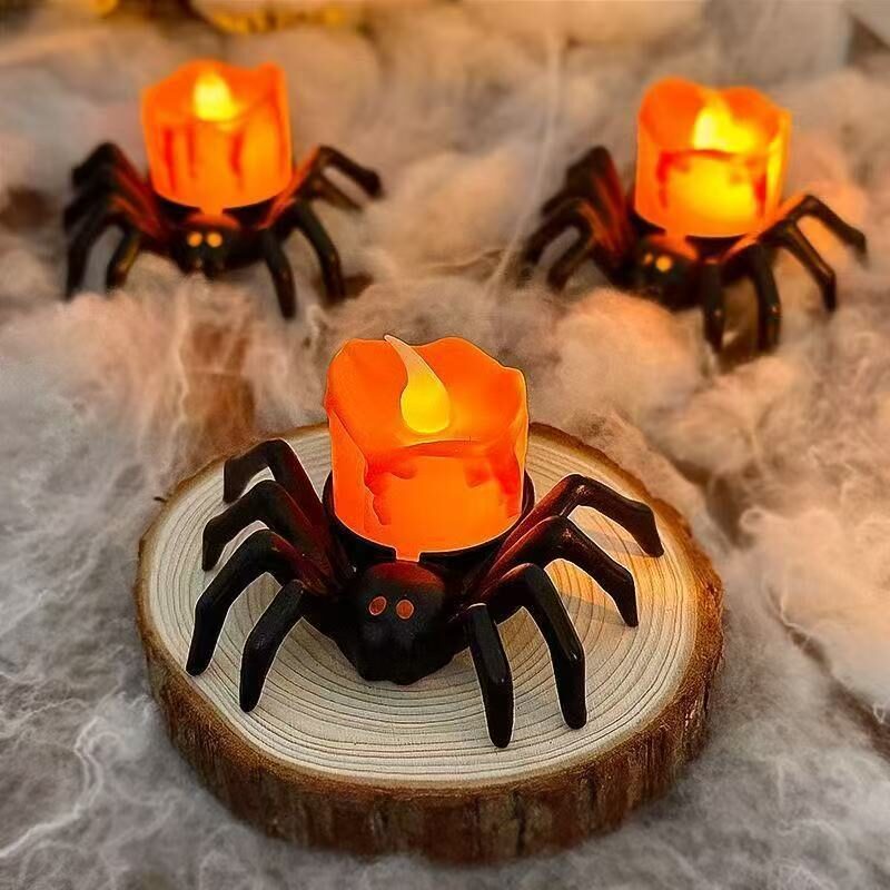 Halloween Decoration Spider Night Lights Party Supplies Props