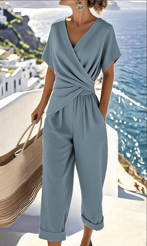 Women's Two Pieces Set Fashion Solid Color Irregular