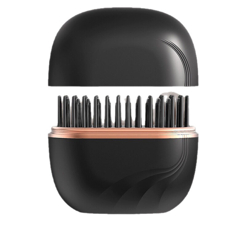 Mini Hair Straightening Comb Wireless Charging Portable Multifunctional