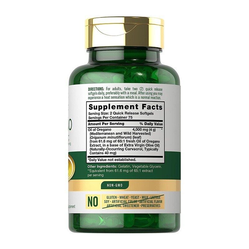 Health Care Products Oregano Oil Capsule Dietary Supplement