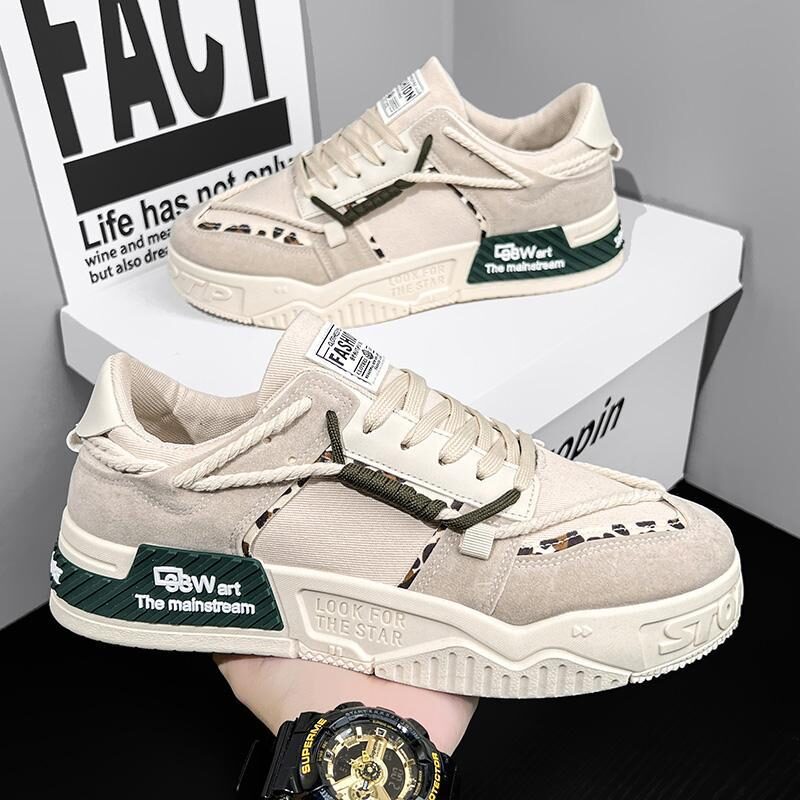 Fashion Casual Thick-soled Canvas Sneakers Sports For Men