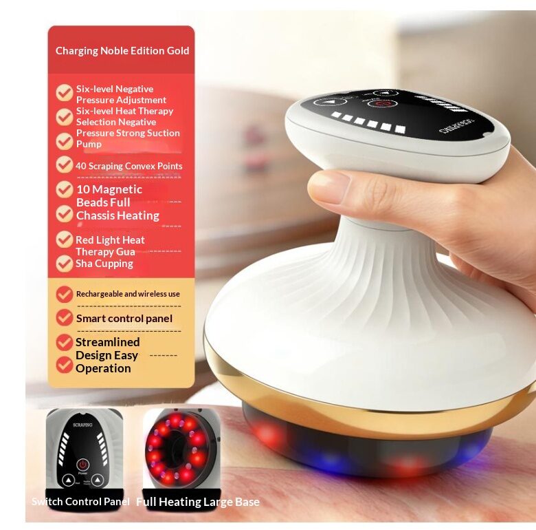 Electric Gua Sha Board Beauty Massager Cupping Device
