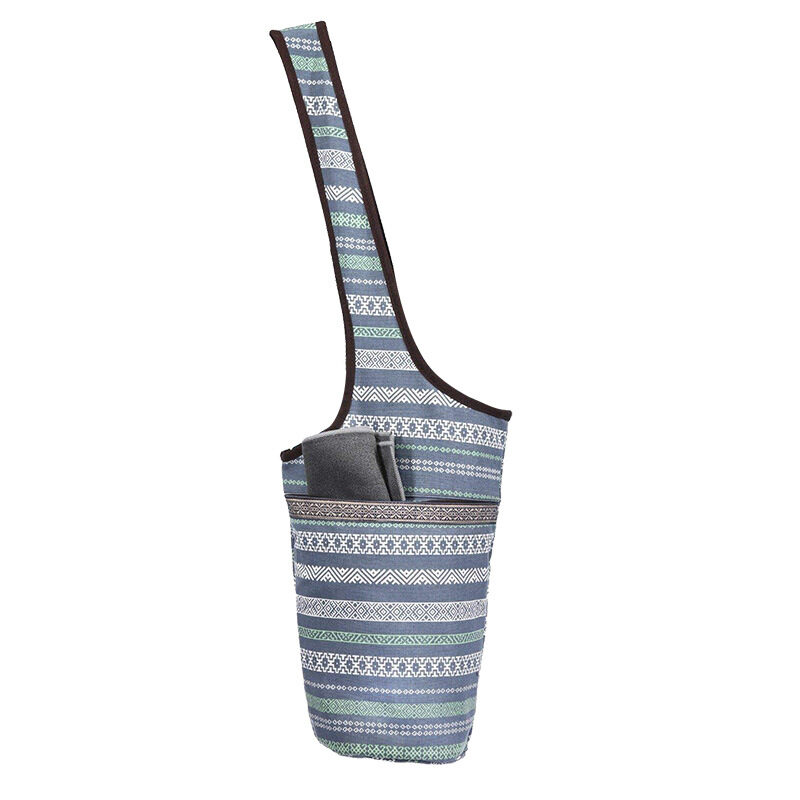 Single Shoulder Yoga Bag Sports Fitness Cashew Flower