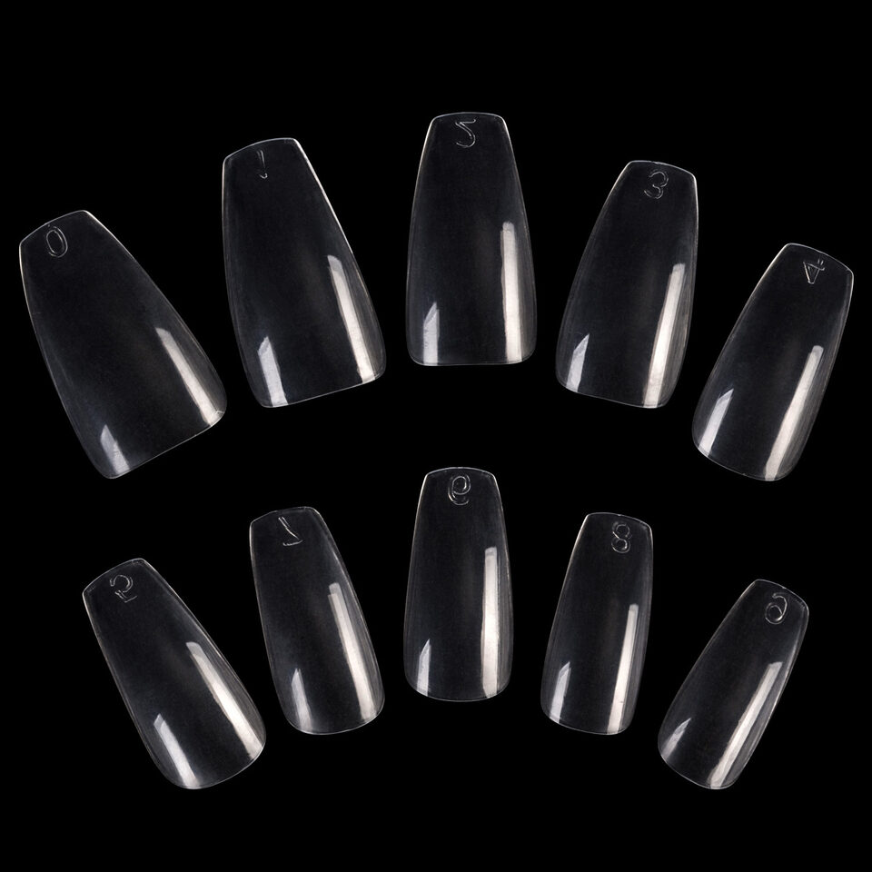 Women's Long Fashion False Ballerina Casket Shape Nails