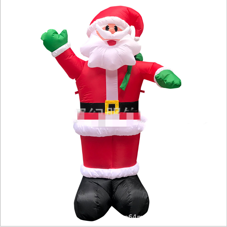 Giant Arch Santa Claus Snowman Inflatable Garden Yard