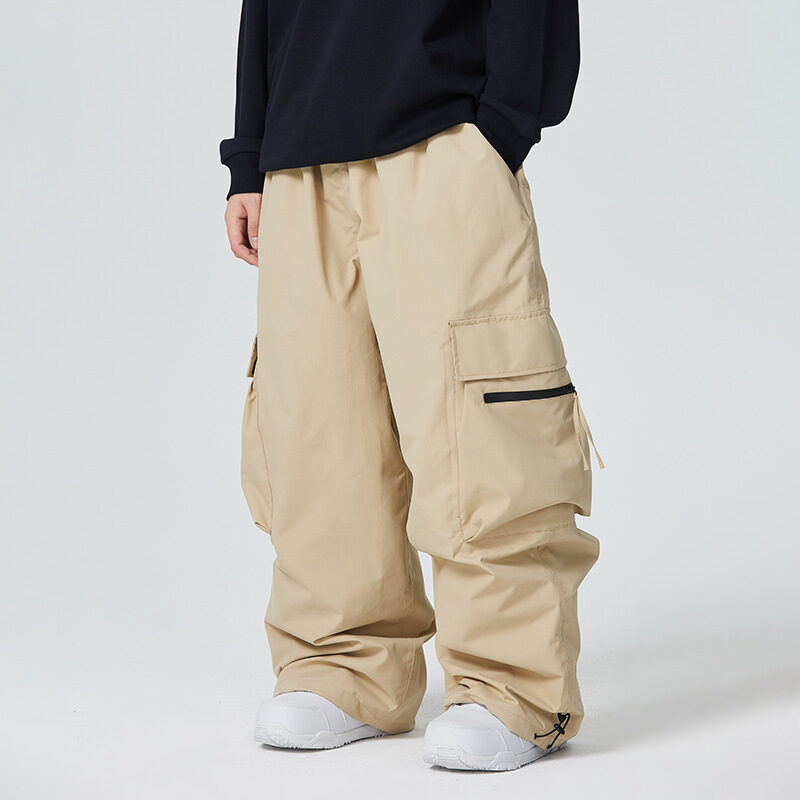 Waterproof Loose-fitting And Abrasion-resistant Mens Snow Pants