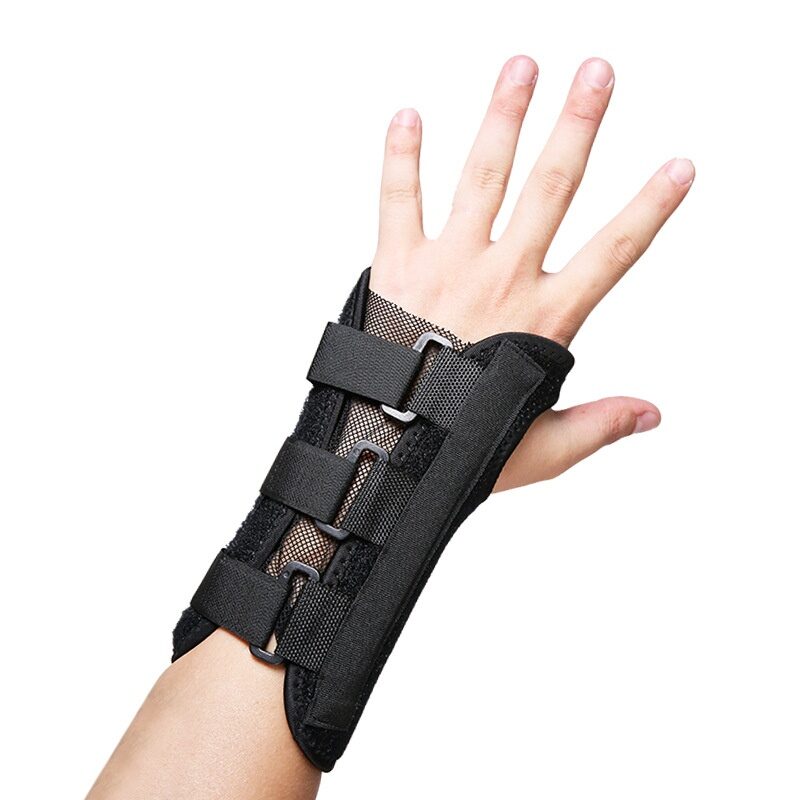 Steel-plate Supported Adjustable Breathable Mesh Wrist Brace