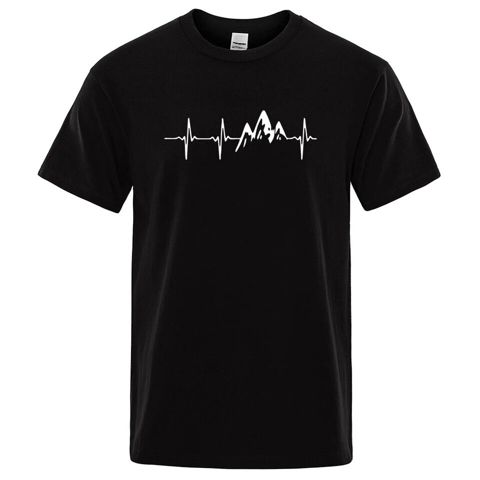 Mountain ECG Summer Mens And Womens Short-sleeve