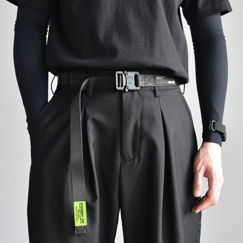 Mens Utility-style Functional Belt With A Buckle