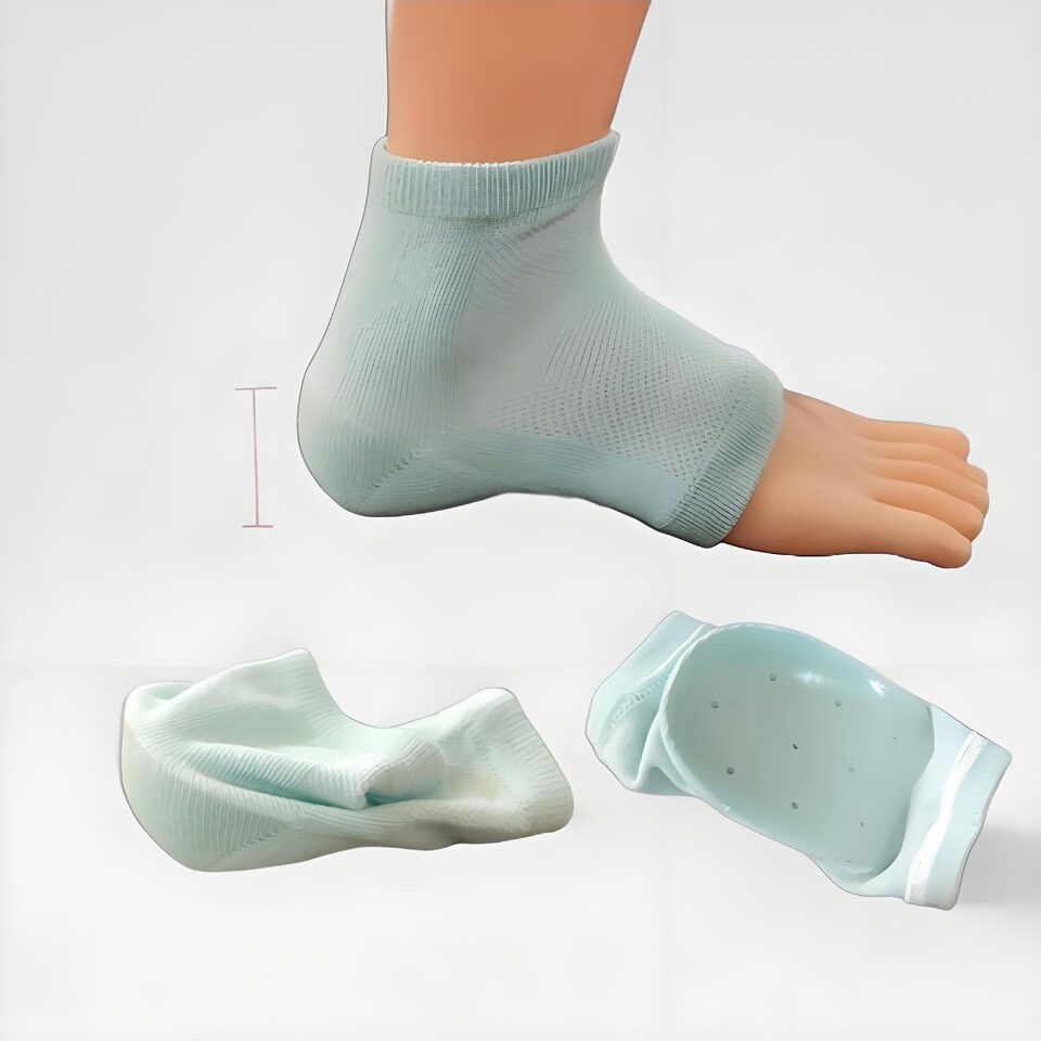 Height-increasing Sports Socks With A Half-height Heel Pad