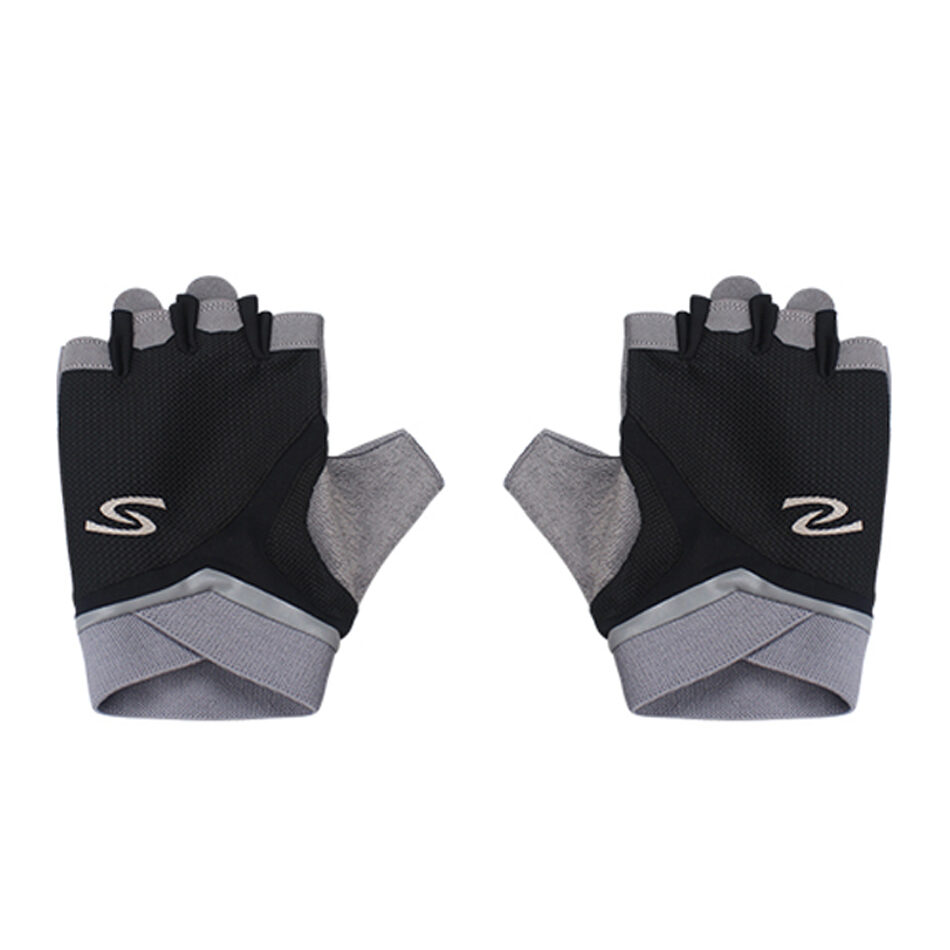 Fingerless fitness gloves