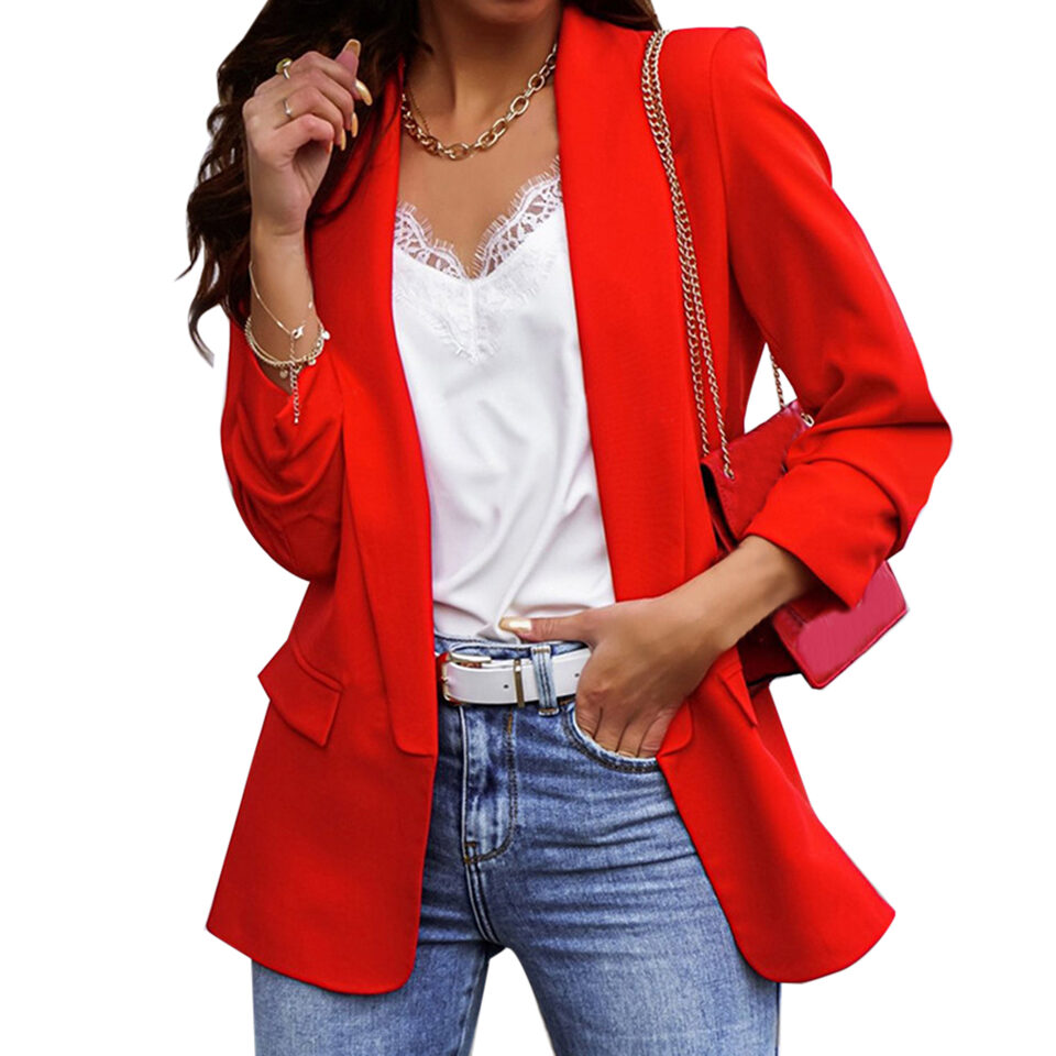 Elegant Blazer For Women Loose Jackets