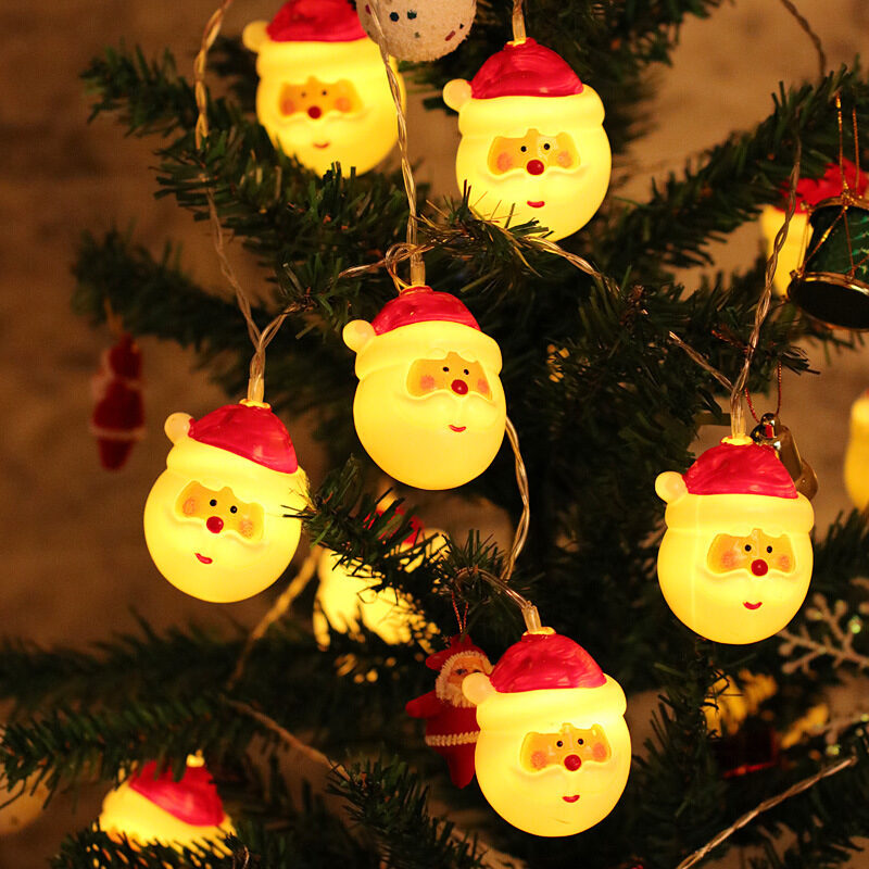 Snowman string lights Christmas decoration
