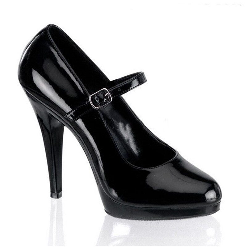 Stage wedding shoes show buckle platform women