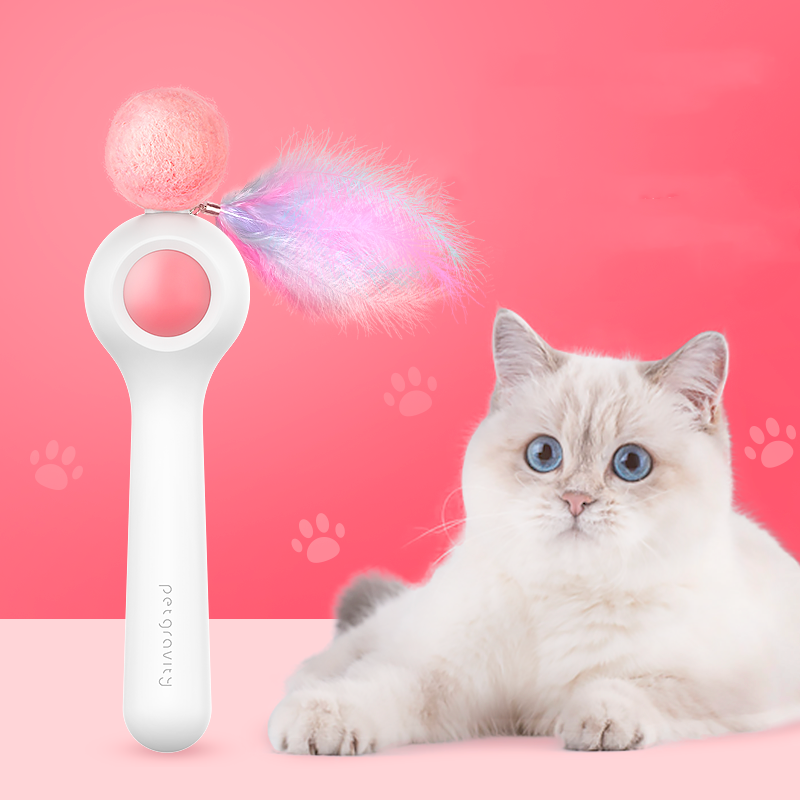 Gravity funny cat stick toy