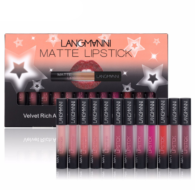 Matte Lipstick Waterproof Long-lasting Velvet Set