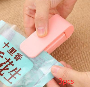 Household food clip portable mini snack plastic bag