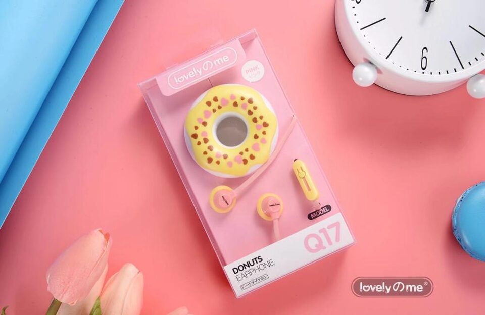 Creative donut winding music subwoofer mobile phone diy