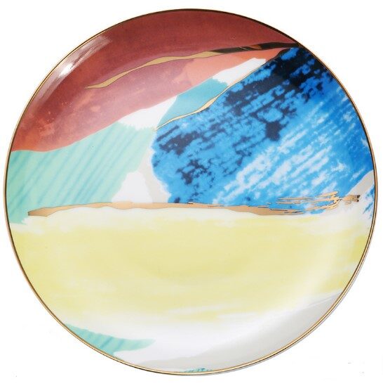 Watercolor Dessert Plates