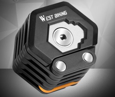 Bicycle electric chain folding lock